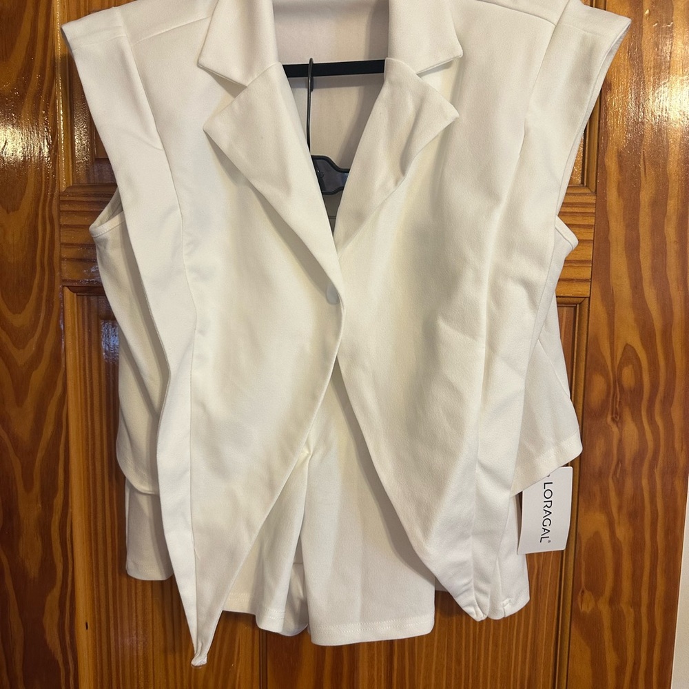 RAGA Ivory Sleeveless Vest